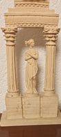 Dekorative Statue Tempel Design beiger Zustand akzeptabel