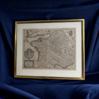 Antike Landkarte Gallia Le Royaume de France