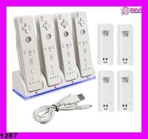 Wii-Akku -Ladestation 4 x 2800 mAh
