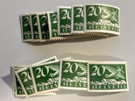 1933 Flugpostmarken 13 Stück ZNr. F4, postfrisch **