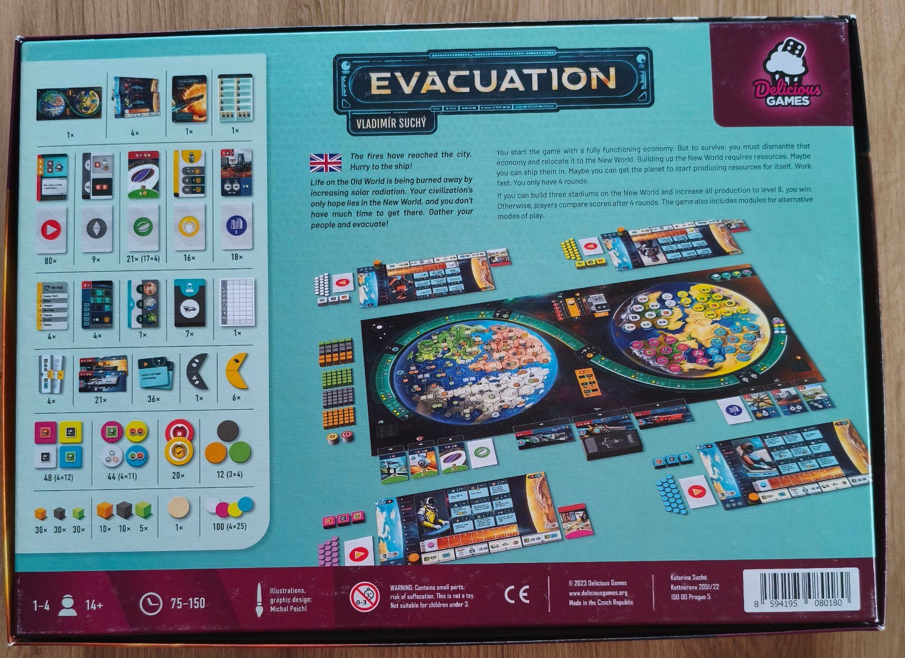 Giochi: Evacuation Boardgame Brettspiel – Usato da Biel/Bienne venduto da DomiMooser 2