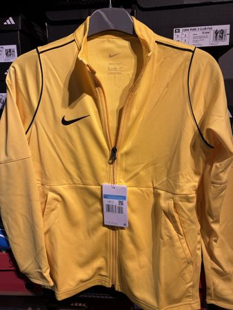 Nike Dri-FIT Trainingsjacke Gelb, Grösse M (137-147 cm)