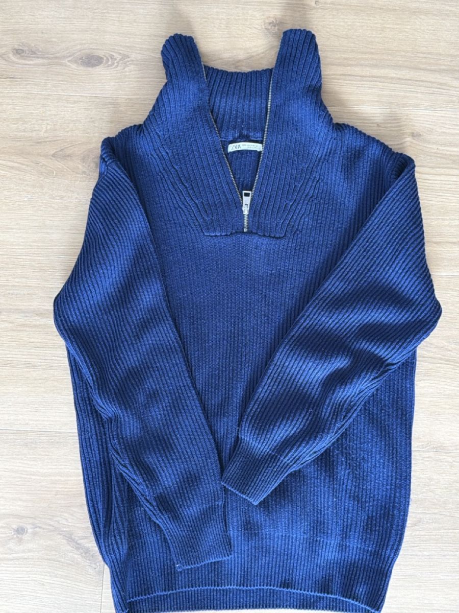 Zara Maglioni & Felpe: Zara Pullover mit Reissverschluss blau Grösse M – Nuovo (secondo la descrizione) da Oftringen venduto da Kad.Ha