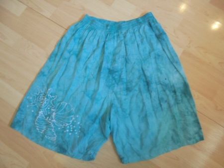 Shorts Türkis mit Muschel aus Karibik NEU