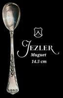 Cuillère à confiture Jezler Suisse 800Silb Modèle Muguet