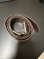 Carhartt Brown Leather Belt Studded Logo - Cool & Stylish