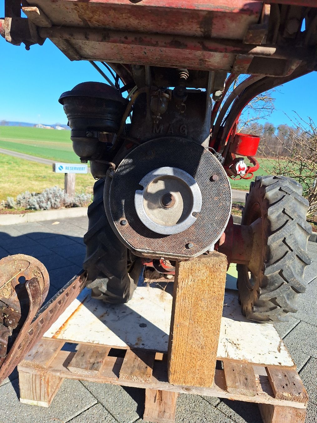 Aebi Trattori: Aebi AM70 Motormäher Traktor Rasenmäher – Difettoso da Auw venduto da Zuendapp1952 3