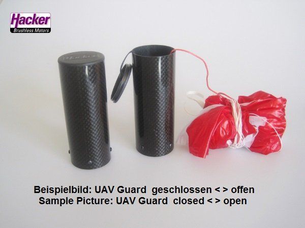 Modellismo RC: Drohnen Rettungssystem UAV Guard S Pro – Nuovo e nell'imballaggio originale da Hirschthal venduto da rc-xdreams