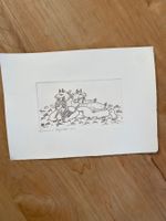 Kunst art Schweiz Appezell Emil Fässler Radierung?