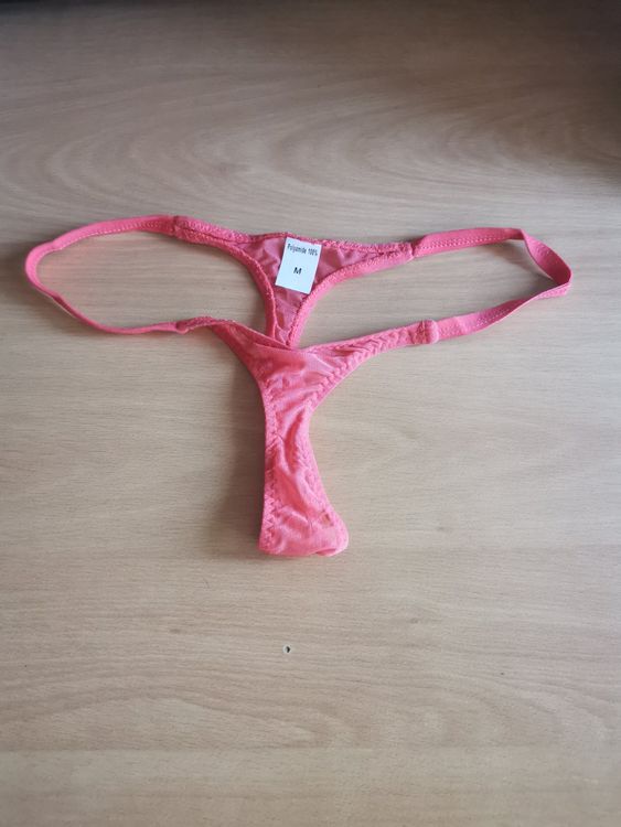 Damen Micro G-String Dunkelrosa Unterwäsche (Neu und originalverpackt ...