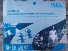 Oase LunAqua 3 Set 2 Gartenleuchten unter Wasser Set NEU