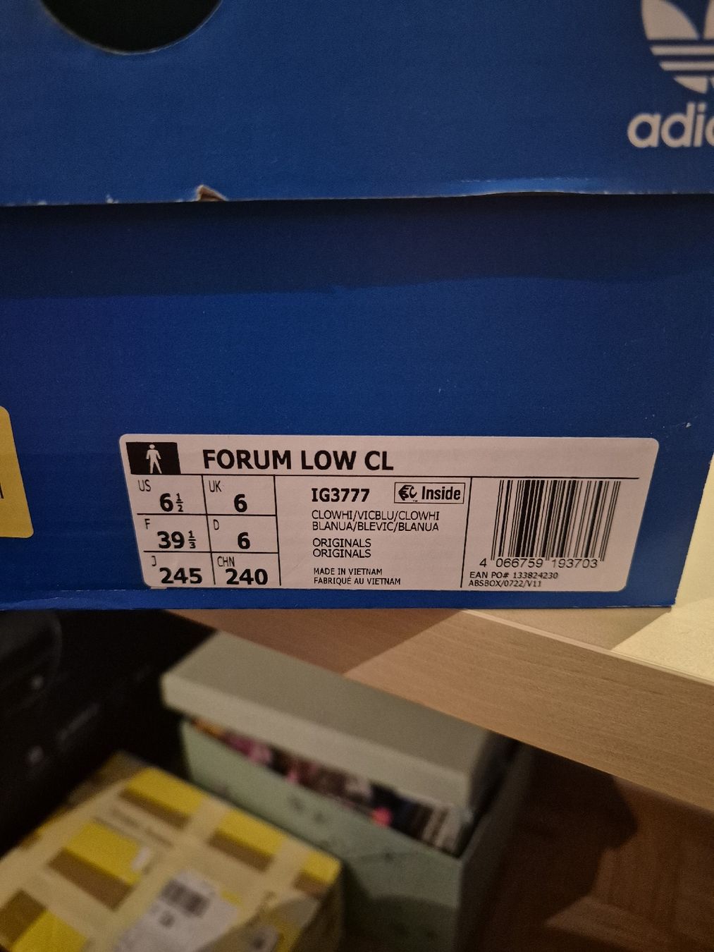 Scarpe da uomo: Adidas Forum Low T.39.5 – Nuovo e nell'imballaggio originale da Neuchâtel venduto da manelm13 4