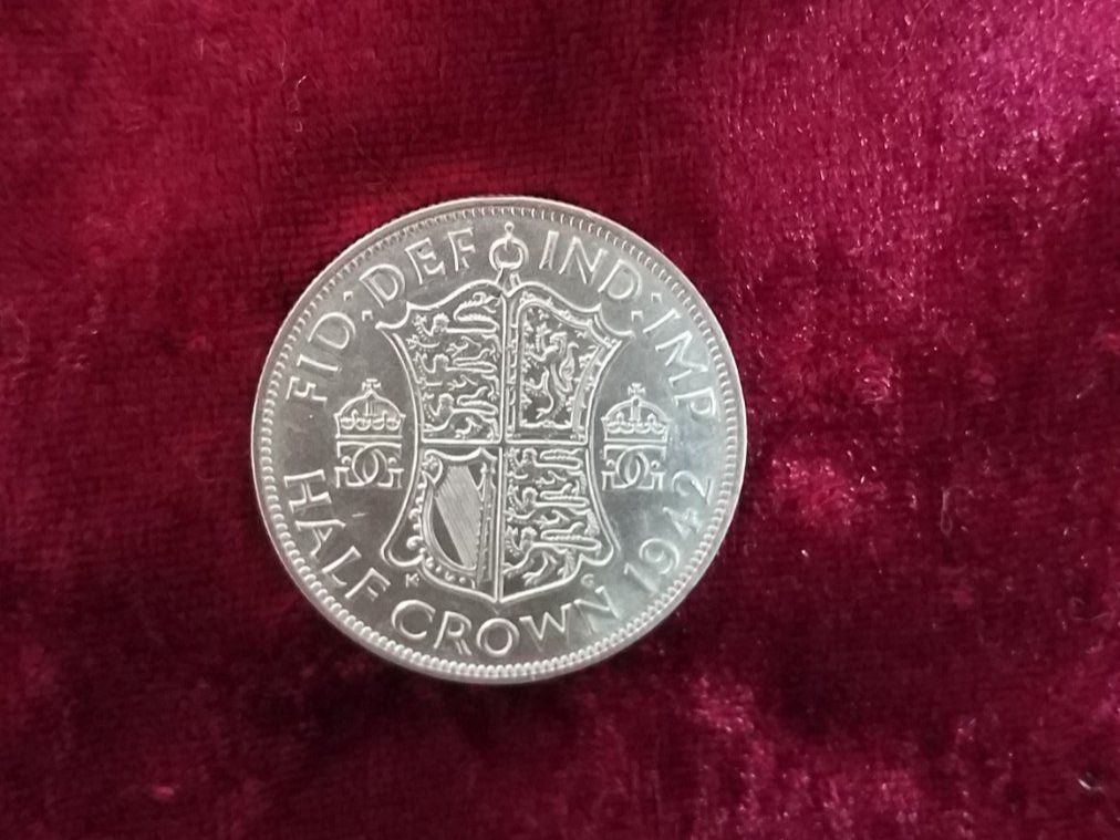Tutti le monete: UK/GB,  1/2 CROWN 1942 – Usato da Gordola venduto da ale_5wbc 4