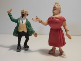 Figuren Tim u Struppi - 2 gemarkte kl Plastik Figuren