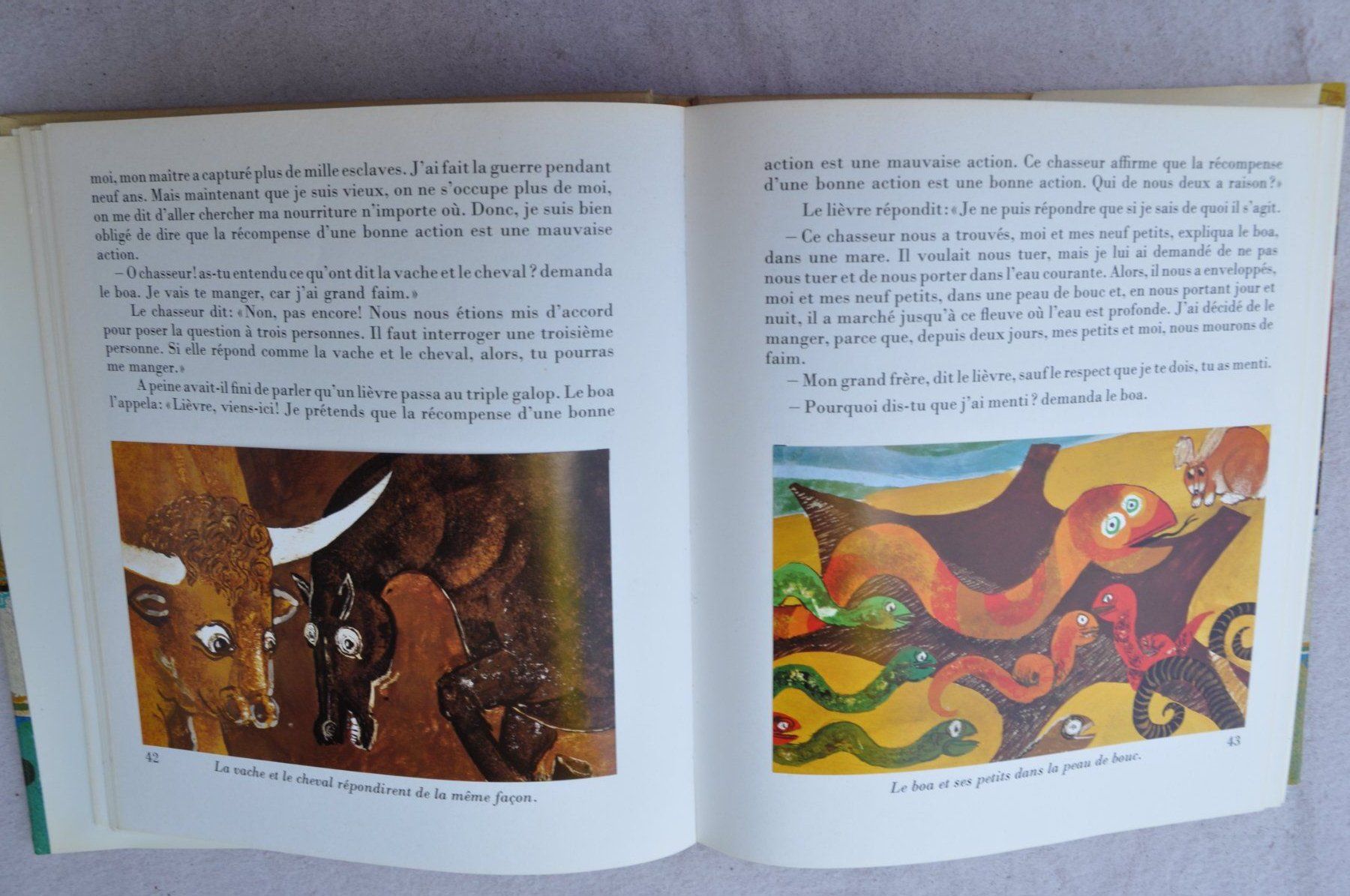 Bücher: Contes des cinq continents - Mondo 1968 – Gebraucht aus Fully von Minouchka 1