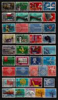 1956 - 1962 Div. Schweizer Briefmarken