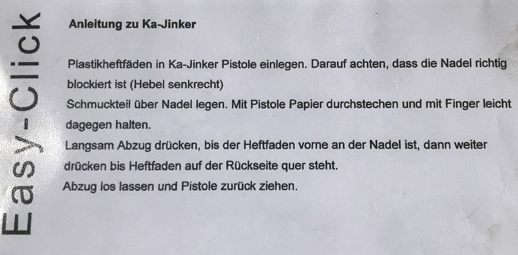 Kit bricolage: LOT KA-JINKER  NEU & ORIGINIALVERPACKT – Nuovo e nell'imballaggio originale da Ostermundigen venduto da crazy-horse-1840 4