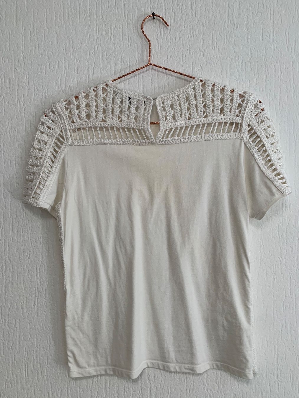 Maje Top: T-shirt blanc MAJE dentelle - Taille 1 – Nuovo (secondo la descrizione) da Lausanne venduto da Xiaoxi 1