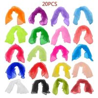 20pcs Tanz Schals Jonglieren Schals