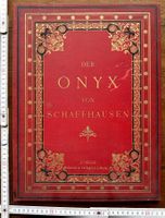 Der Onyx von Schaffhausen, antikes Buch 1882 Rarität
