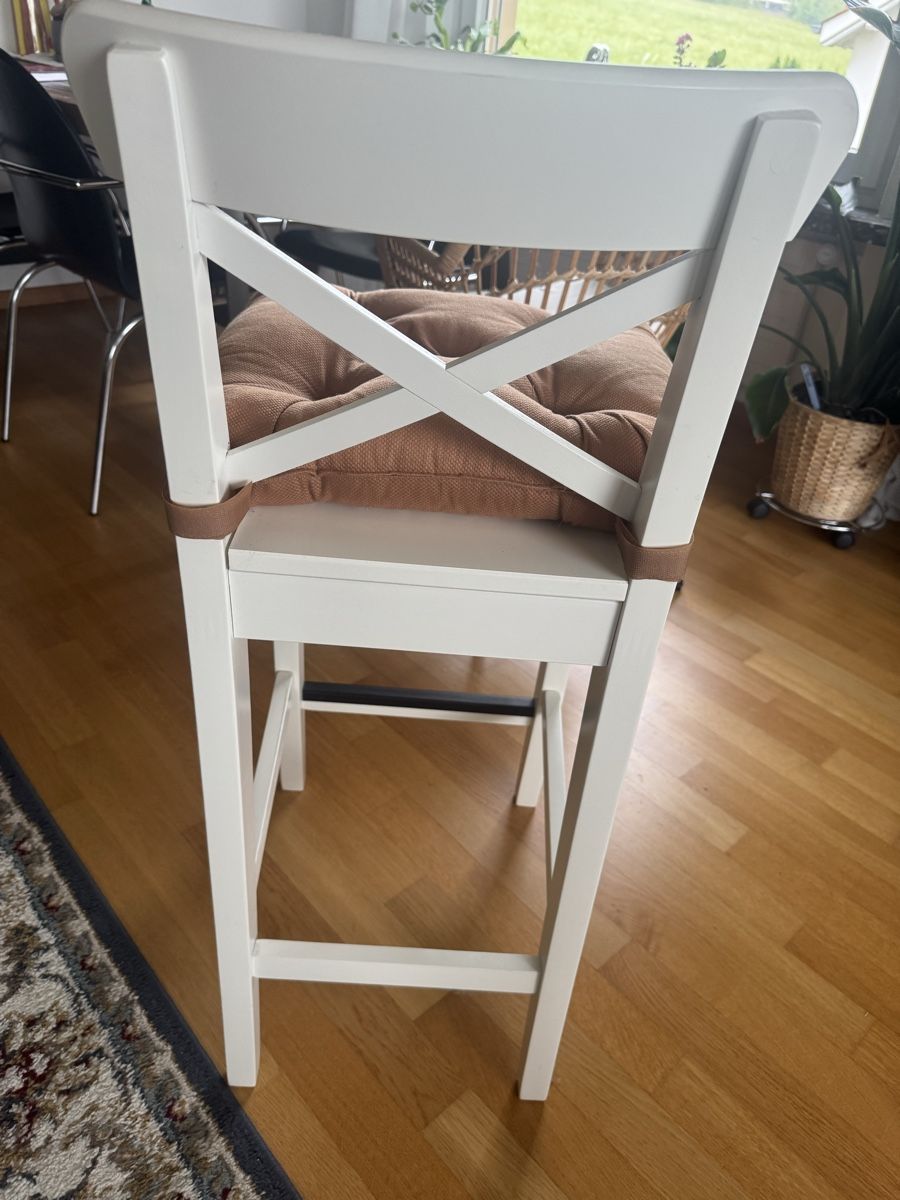 Ikea Seggioloni: Ikea Barhocker weiss mit Sitzkissen – Usato da Männedorf venduto da mariadelrocioeberle 7