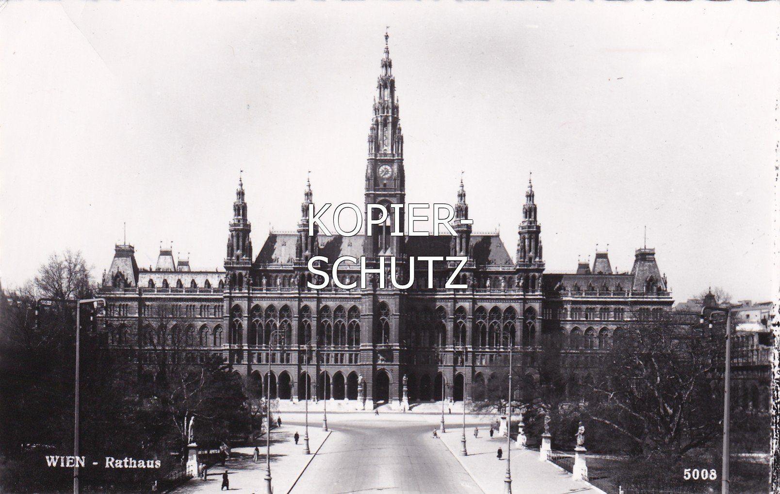 Cartoline postali: Wien - Rathaus /mp – Usato da Hombrechtikon venduto da Rudolf07