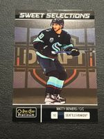Matty Beniers 2022 Sweet Selections Seattle Kraken