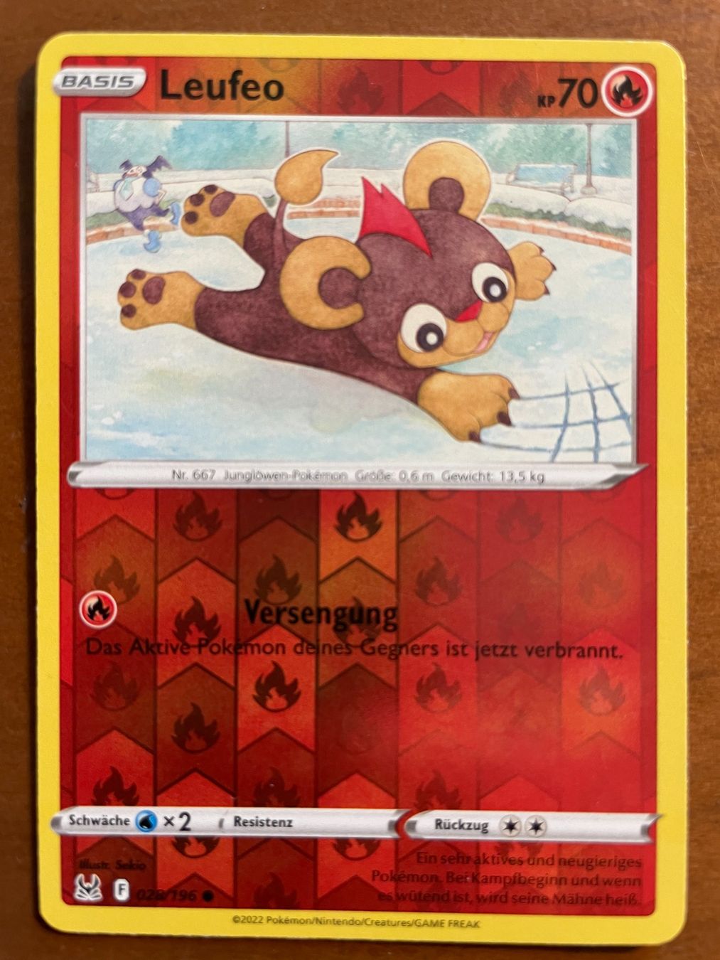 Pokémon Sammelbilder & Trading cards: Pokemon Leufeo Reverse (Versand gratis) – Neu (gemäss Beschreibung) aus Chur von Angerson