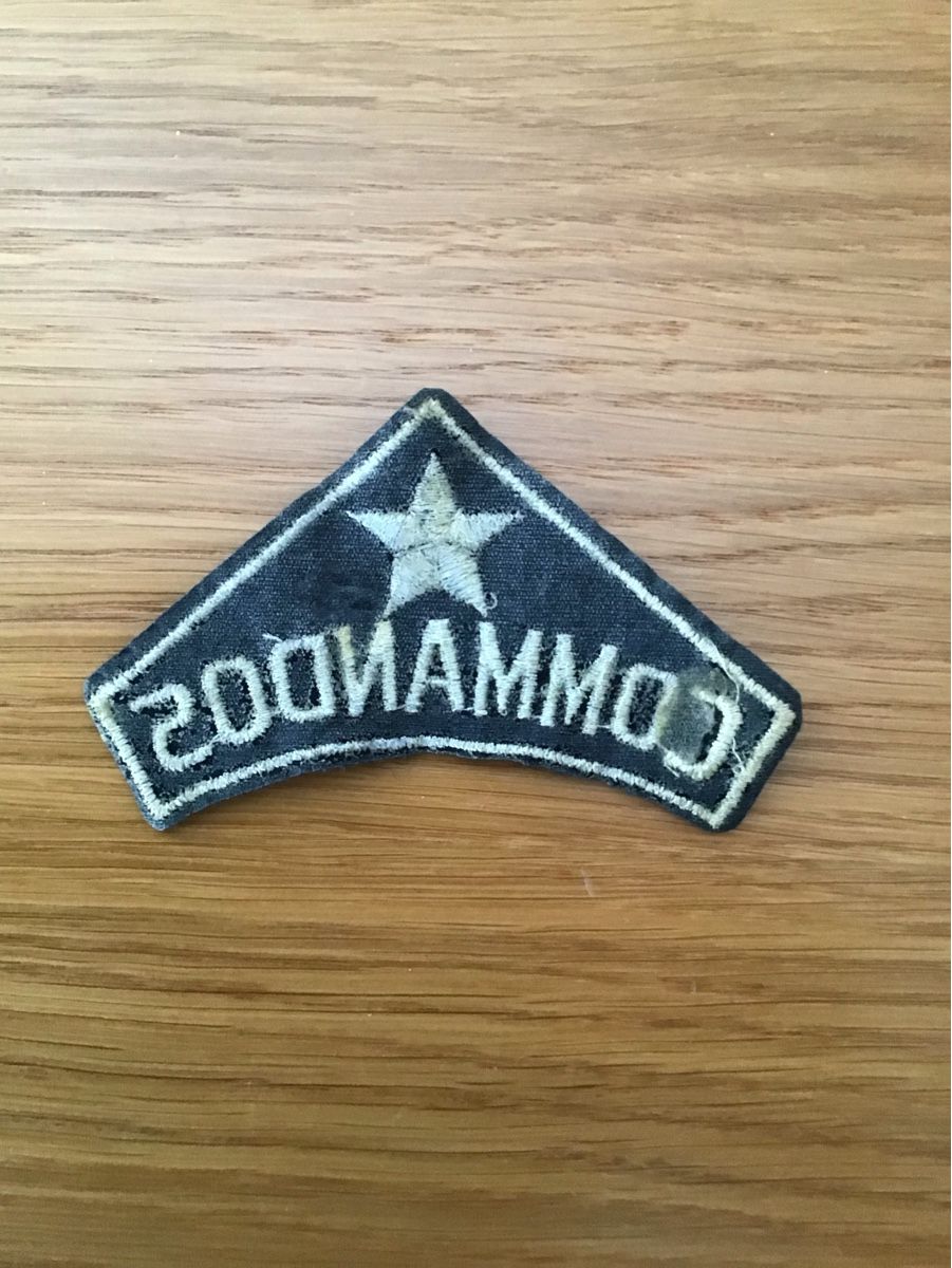Placchette & Badge: Badge brodé "Commandos" / gesticktes Abzeichen "Commandos" – Usato da Nyon venduto da Mundeis 1