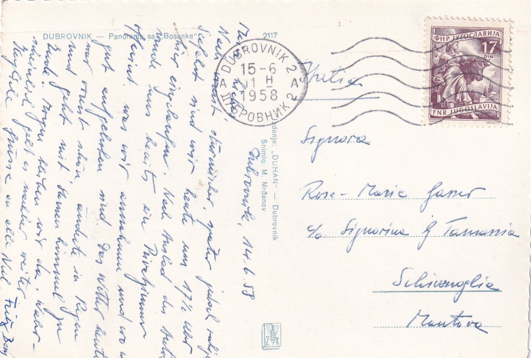 Cartoline postali: Dubrovnik (belebt) /mp – Usato da Hombrechtikon venduto da Rudolf07 1