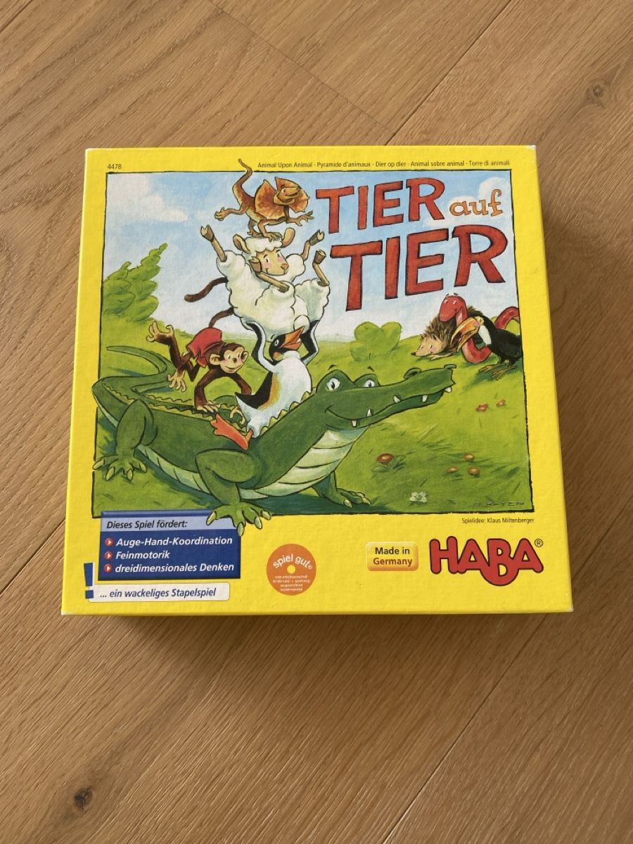 Haba Giochi: Tier auf Tier - Spiel von Haba – Usato da Sigriswil venduto da kahos10