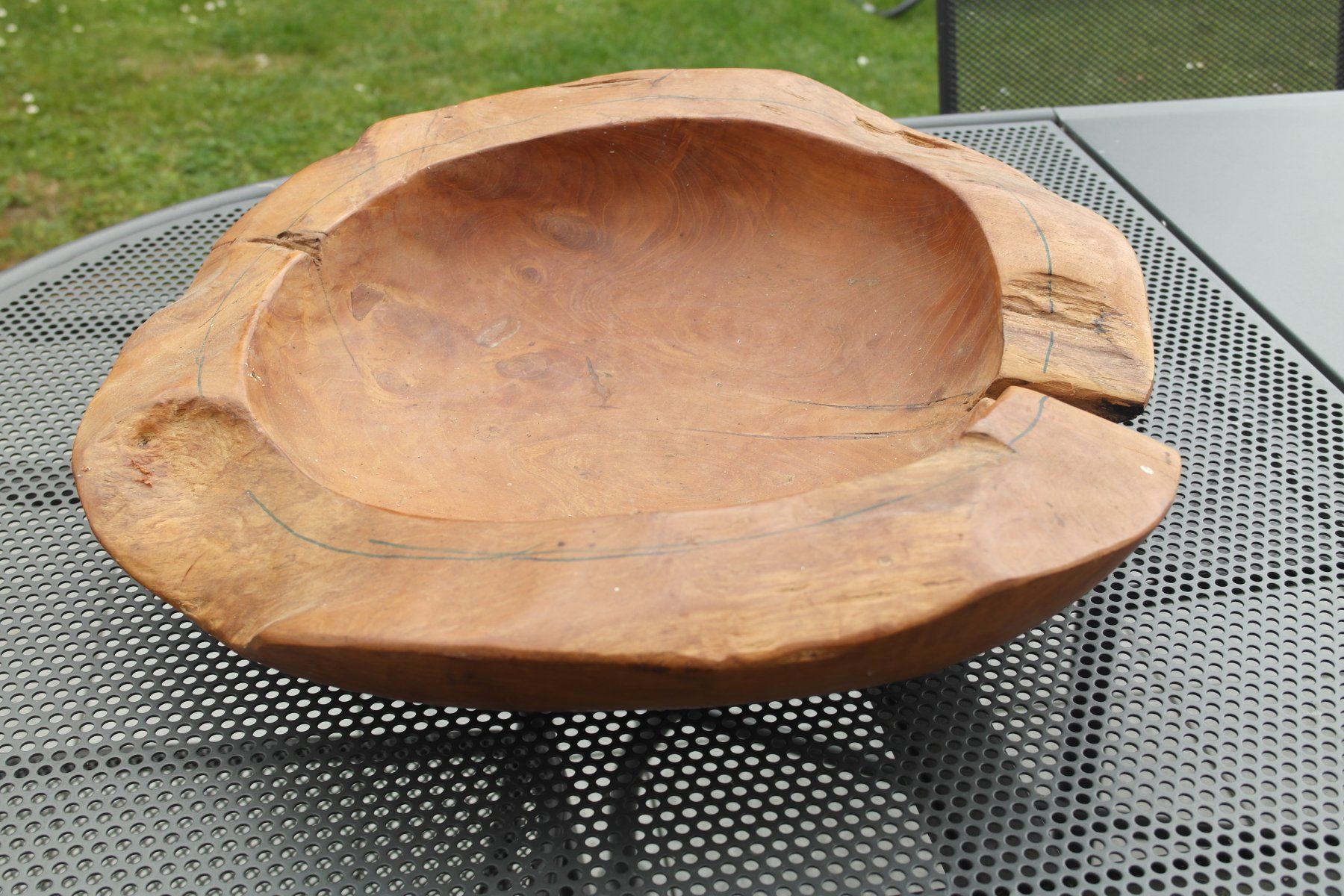 Schalen: Holzschale Teak  Schüssel – Gebraucht aus meisterschwanden von Prontoloni. 1