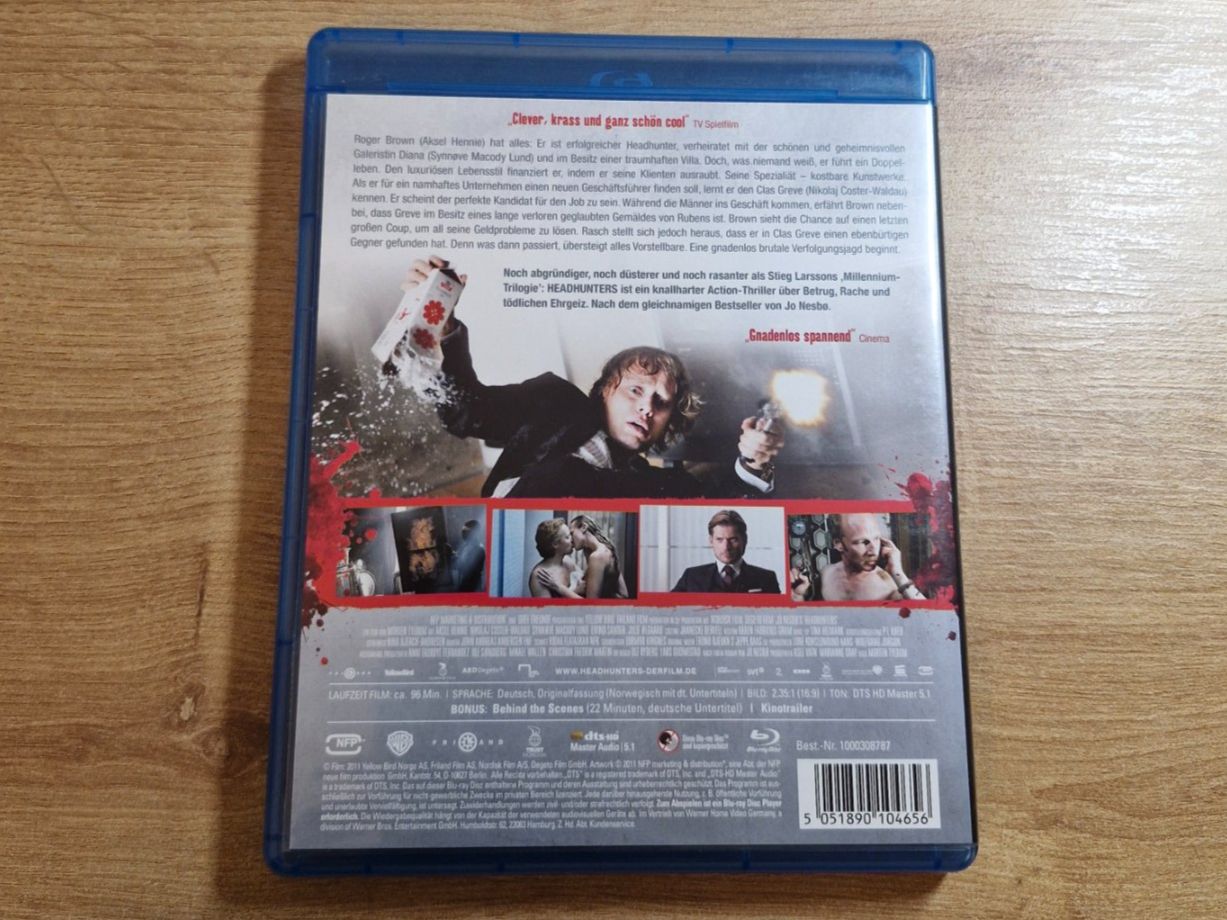 Alle DVDs: Headhunters (2011) RAR Bluray – Gebraucht aus Pfungen von Whitie 1