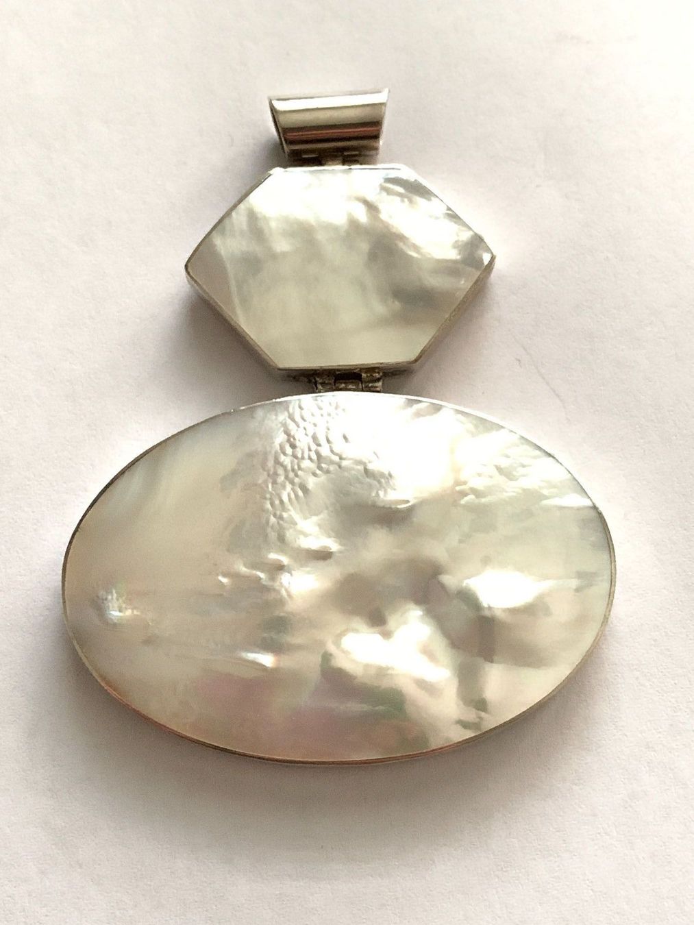 Catenine: 925 Silver Perlmutt Pendant Necklace – Nuovo e nell'imballaggio originale da Moehlin venduto da Balirain 1