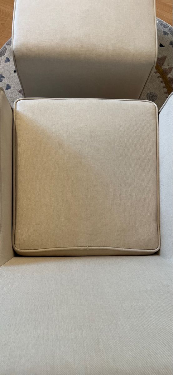 Sessel: Sessel mit Hocker hellbeige – Gebraucht aus Dietwil von gislerrahel 3