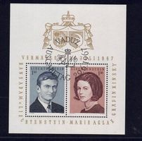 Liechtenstein Briefmarke 1967, Vermählung