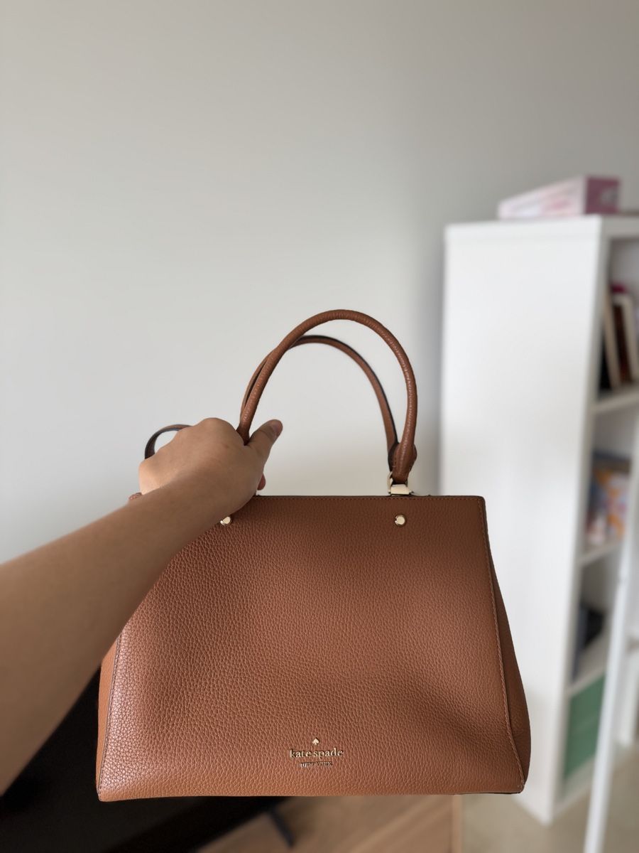 Kate Spade Borse da donna: Kate Spade handbag brown pebble leather medium good conditio – Usato da Genève venduto da desti_prtw