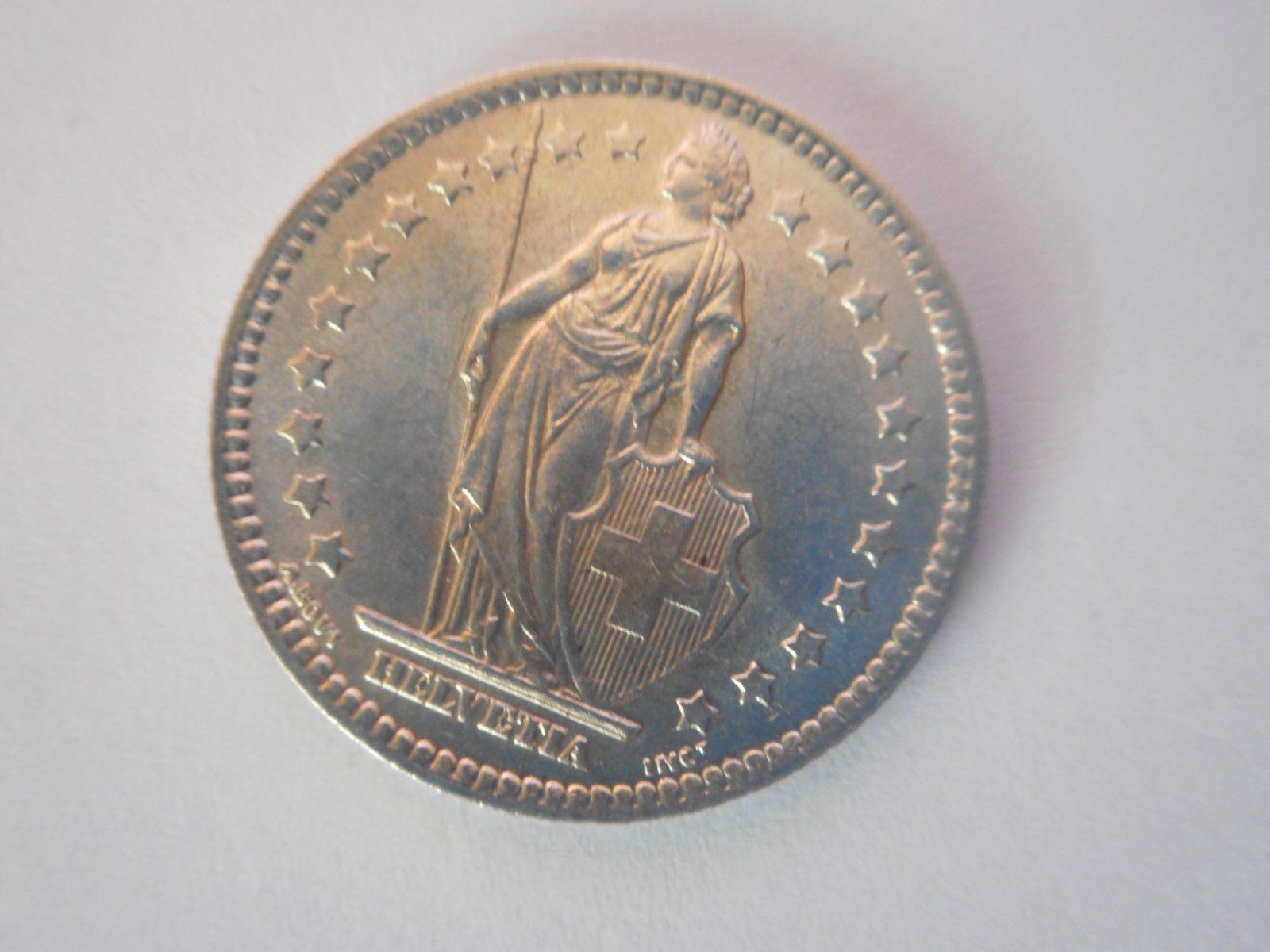 Tutti le monete: 1 Fr. 1921 silber  unz/stgl – Nuovo (secondo la descrizione) da Kriegstetten venduto da pizlad2010 2