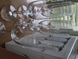 12 Sektgläser BOHEMIA CRISTAL 19cl originalverpackt