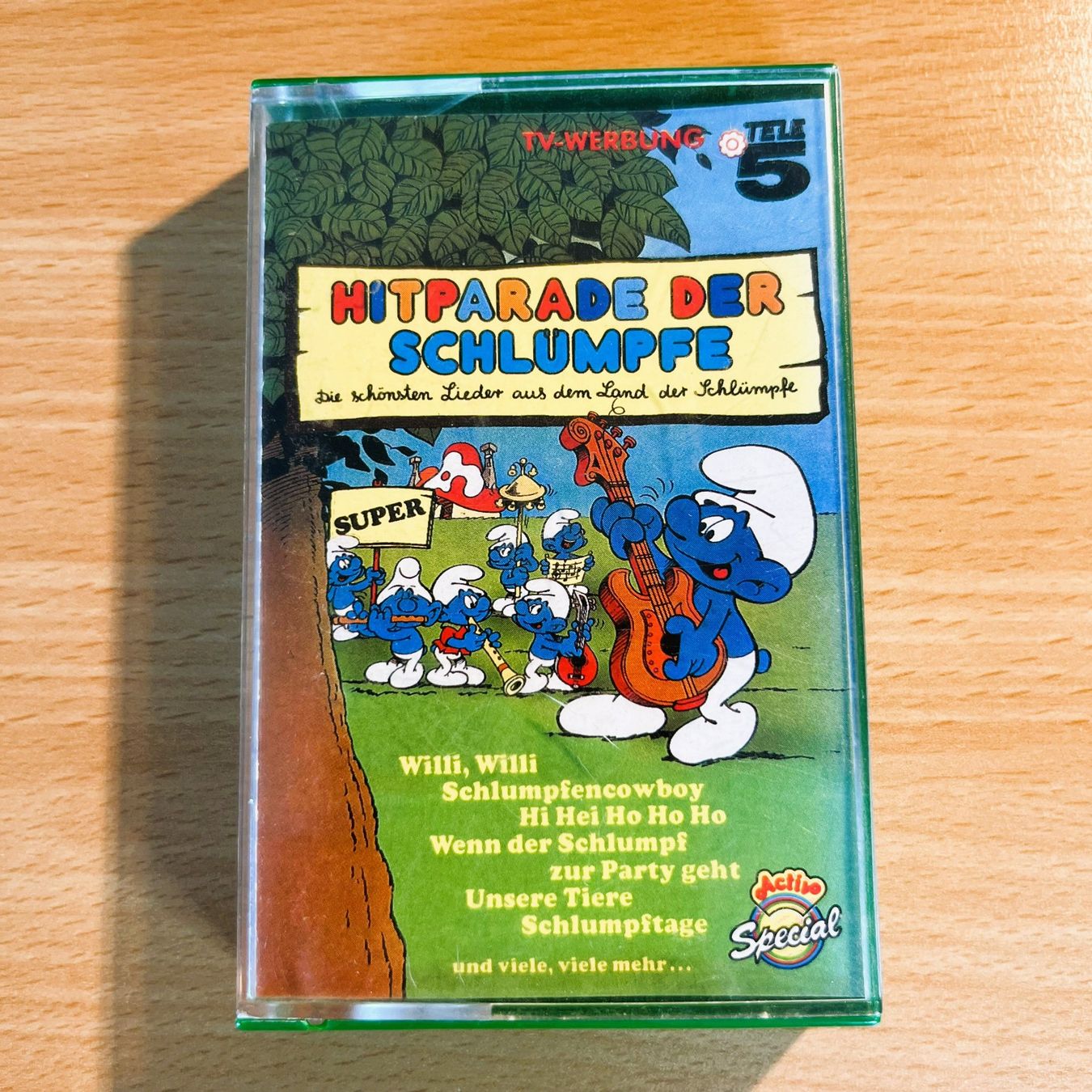 Cassettes audio: MC - Hitparade der Schlümpfe – D'occasion à Amlikon-Bissegg par riestig