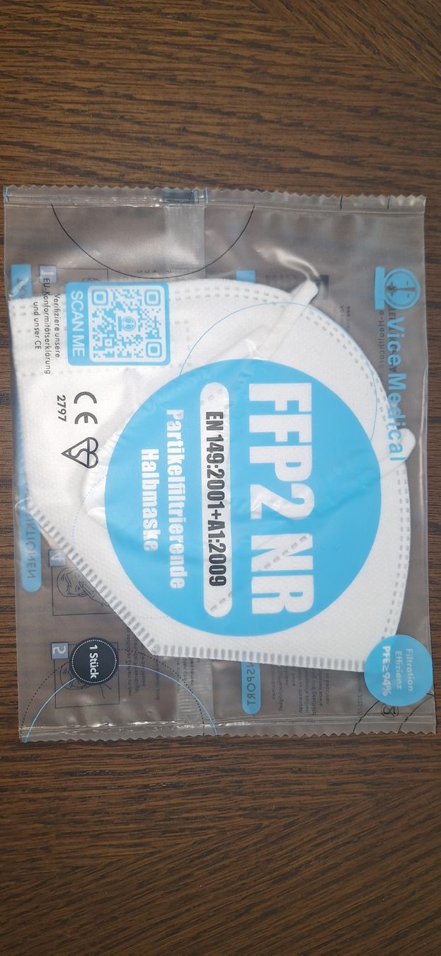 Protezione per viso e udito: FFP2 Nr Schutzmaske  neu einzel verpackt – Nuovo (secondo la descrizione) da Schwyz venduto da cla_8w6t