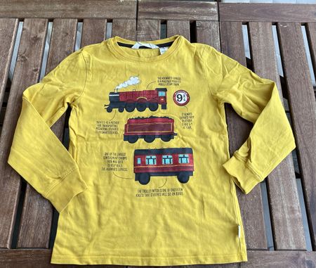 Langarmshirt Harry Potter Zug Gleis 9 3/4 Gr.  122/128