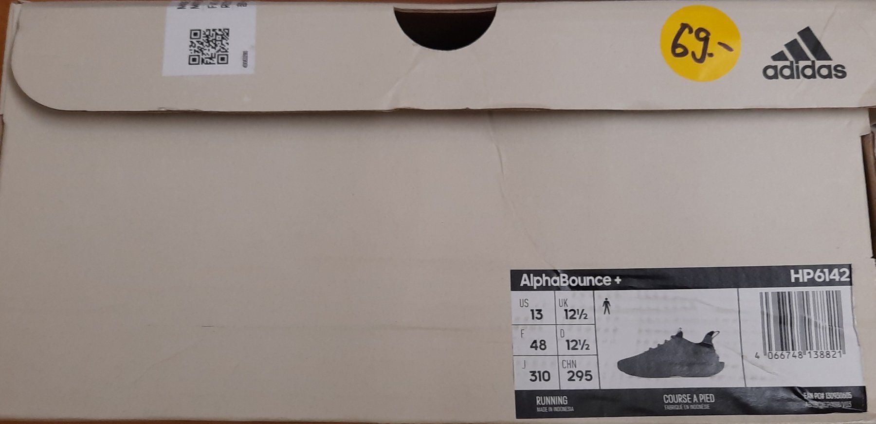 Adidas Scarpe da uomo: ADIDAS ALPHABOUNCE+ Cloudfoam HP 6142 Running Gr. 48 – Nuovo e nell'imballaggio originale da Seuzach venduto da VT-Collections1 9
