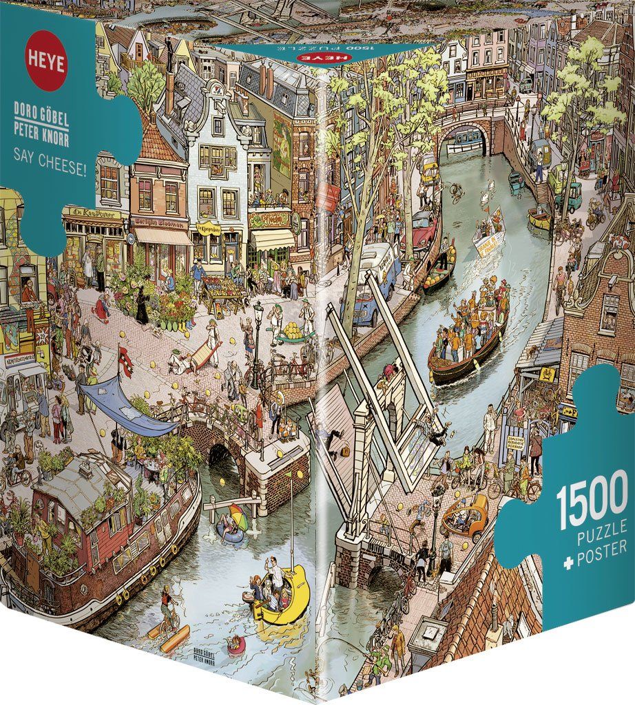 Heye Puzzle: Puzzle 1500 Heye, "Say cheese!" – Nuovo (secondo la descrizione) da La Tour-de-Peilz venduto da danielle321
