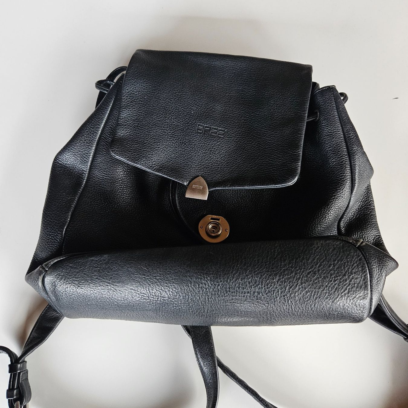 Bree Zaini: Bree Rucksack, Leder, Schwarz – Usato da Uster venduto da Sonnenblume212 1