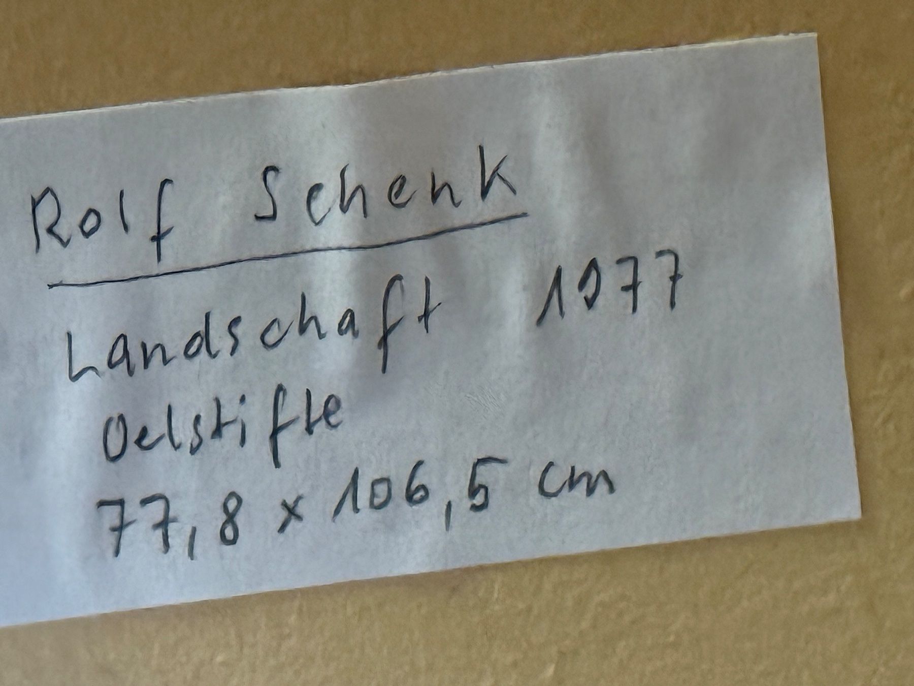 Dipinti: (50) SCHENK Rolf Landschaft signiert – Usato da Bern venduto da Jwpm66 3
