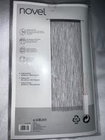 8 Pfister Novel Fadenvorhang Vorgang 90 x 255 cm grau neu