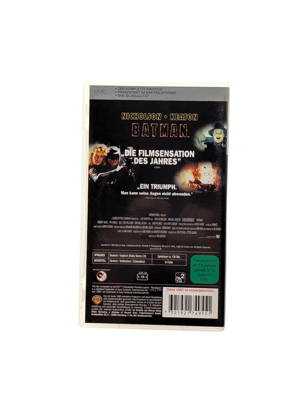 Sony Giochi: UMD Video Batman 1989 (PSP) – Usato da Domat/Ems venduto da IsseldorsShop 1