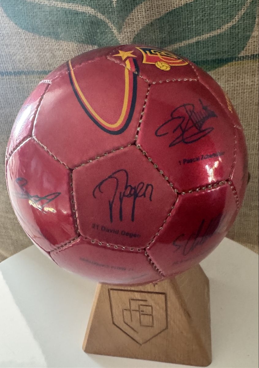 FC Basel Bälle: FC Basel Schweizermeister 2004 Ball – Gebraucht aus Emmenbrücke von Herzog07 6