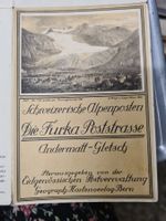 Antike Landkarte  FURKA POSTSTRASSE ANDERMATT 1861